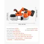 20V Portable Band Saw Kit, 65 x 65 mm Cutting Depth, AC 220V, 360W Bandsaw with Brushless Motor, 4.0 Ah Battery, Cordless and Co