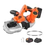 20V bærbart båndsavsæt, 65 x 65 mm skæredybde, AC 220V, 360W