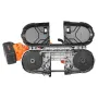 VEVOR 20V bærbart båndsavsæt, 65 x 65 mm skæredybde, AC 220V, 360W båndsav med børsteløs motor, 4,0 Ah batteri, ledningsfri