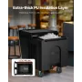 VEVOR Commercial Ice Bin, 125 lbs Portable Ice Caddy, 31.5 x 22.8 x 29 inch Insulated Ice Carrier with 4 Wheels and Sliding Lid,