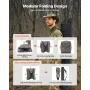 Hunting Blind, 2-3 Person Thermal Ground Blinds with Tri-Leg Chair and Carrying Bag, Portable Camouflage Tent, Durable Concealed