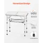 folde campingbord, justerbar højde transportable sideborde
