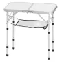folde campingbord, justerbar højde transportable sideborde
