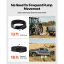 Fuel Transfer Pump, 12V DC 76 L/min(20 GPM) 186W(1/4 HP) Diesel Pump, Extractor Pumps with Manual Nozzle, Discharge Hose and Suc