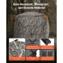 VEVOR Hunting Blind, 4-5 Person See Through Ground Blinds with Carrying Bag, 360 Degree Portable Camouflage Tent, Durable Concea