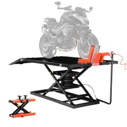 Motorcycle Jack Lift 1500lb Pneumatic Motorcycle Stand Removable Workbench