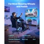 Racing Wheel Stand, Adjustable & Foldable Simulator Stand for Logitech G923 G920 G29 G27, Thrustmaster T300RS TX F458 T500RS T3P