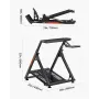 Racing Wheel Stand, Adjustable & Foldable Simulator Stand for Logitech G923 G920 G29 G27, Thrustmaster T300RS TX F458 T500RS T3P