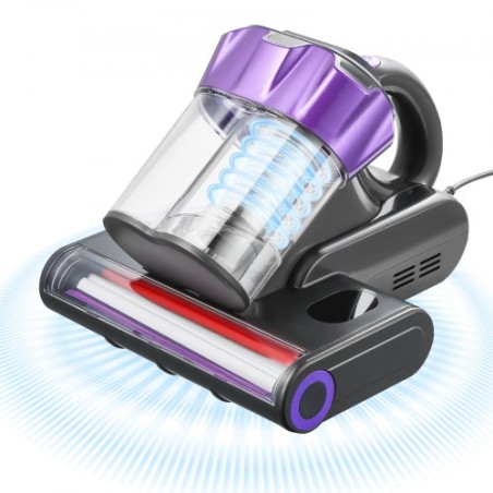 Mattress Vacuum Cleaner with 18Kpa Powerful Suction HEPA Filter 550W Gray