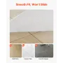 Chair Mat, 915 x 1225 mm Transparent Office Chair Mat for Hard Floors, Floor Protector for Rolling Chairs, Non-Slip & Easy to Cl