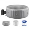 Inflatable Hot Tub 2 to 4 Person 1800 x 660 mm Round Portable Outdoor Spa