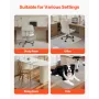 Chair Mat, 915 x 1225 mm Transparent Office Chair Mat for Hard Floors, Floor Protector for Rolling Chairs, Non-Slip & Easy to Cl