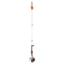 VEVOR Gas Pole Saw, 43CC 2 Stroke Gas Powered Pole Saws with 25.4 cm Cutting Bar, Cordless Tree Trimmer with Rotatable Head, 2.1