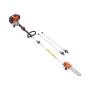 Gas Pole Saw, 43CC 2 Stroke Gas Powered Pole Saws with 25.4 cm Cutting Bar, Cordless Tree Trimmer with Rotatable Head, 2.1 to 3.