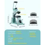 VEVOR Hat Heat Press Machine, med 2 stk udskiftelige plader, præcis temperatur og tidskontrol, Hat Press til HTV Iron On