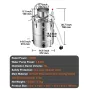 Stadig vanddestiller 9gal med Thumper Keg & Water Pump