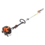VEVOR Gas Pole Saw, 43CC 2 Stroke Gas Powered Pole Saws with 30.48 cm Cutting Bar, Cordless Tree Trimmer with Rotatable Head, 2.