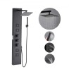 Shower Panel Tower System Stainless Steel Column Rainfall Head Massage Jet