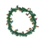 VEVOR Christmas Garland, 2750mm Artificial Christmas Garland with Light String, Faux Greenery Decoration with Berry Clusters, Pi