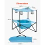 folde campingbord, bærbart udendørs letvægts picnicbord, 600D