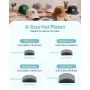Hat Heat Press Machine, med 4 stk udskiftelige plader, præcis