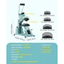 VEVOR Hat Heat Press Machine, med 4 stk udskiftelige plader, præcis temperatur og tidskontrol, Hat Press til HTV Iron On