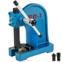 Arbor Press 1 Ton Manual Desktop Arbor Press 4-5/8 Inch Maximum Height Heavy Duty Arbor Press Cast Iron Material for Riveting