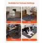 Chair Mat, 897 x 1396 mm Office Chair Mat for Hard Floors, Floor Protector for Rolling Chairs, Polyester Surface, Non-Slip & Eas