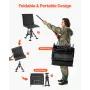 VEVOR Hunting Chair, 360° Silent Swivel, Foldable Portable Blind Chair, Heavy-Duty Steel Frame Ground Stool Seat, with Seat Cove
