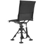 VEVOR Hunting Chair, 360° Silent Swivel, Foldable Portable Blind Chair, Heavy-Duty Steel Frame Ground Stool Seat, with Seat Cove