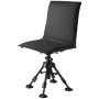VEVOR Hunting Chair, 360° Silent Swivel, Foldable Portable Blind Chair, Heavy-Duty Steel Frame Ground Stool Seat, with Seat Cove