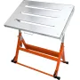 Welding Table 76.2 cm x 50.8 cm, 181.4 kg Load Capacity Steel Welding Workbench Table on Wheels, Folding Work Bench with Three 2
