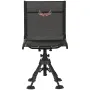 VEVOR Hunting Chair, 360° Silent Swivel, Foldable Portable Blind Chair, Heavy-Duty Steel Frame Ground Stool Seat with Anti-Sink 