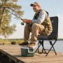 VEVOR Hunting Chair, 360° Silent Swivel, Foldable Lightweight Portable Blind Chair, Heavy-Duty Steel Frame Ground Stool Seat, wi