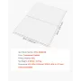 Chair Mat, 915 x 1225 mm Office Chair Mat for Carpeted Floors, Plastic Floor Protector Rug with Studded, Non-Slip & Easy to Clea
