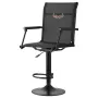 Hunting Chair, 360° Silent Swivel, Lightweight Blind Chair, Heavy-Duty Steel Frame Ground Stool Seat, with Padded Armrests, Heig