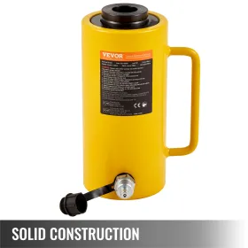 30Ton 4 Inch Stroke Hollow Hydraulic Cylinder Jack 66000LBS Lift Cylinder Industrial Durable Automotive Body Bending