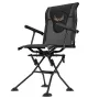 Hunting Chair, 360° Silent Swivel, Foldable Portable Blind Chair, Heavy-Duty Steel Frame Ground Stool Seat, with Armrests, Adjus