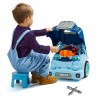 Engine Toy Kids Mechanic Car Repair Set with Removable Parts Blue