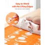 Heat Transfer Vinyl, 304.8 x 15240mm, Glossy White HTV Iron on Vinyl Roll, Easy to Cut and Weed, Strong Adhesion, Compatible wit