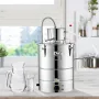 Essential Oil Still Water Distiller 49.2L with Thumper Keg & Water Pump