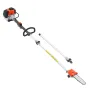 VEVOR Gas Pole Saw, 25CC 2 Stroke Gas Powered Pole Saws with 20.3 cm Cutting Bar, Cordless Tree Trimmer with 650ml Fuel Tank, 2 