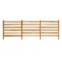 Wood Privacy-hegn, 36" B x 36" L, 3-panels lamel klimaanlæg