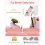 Hat Heat Press Machine, med 2 stk udskiftelige plader, præcis