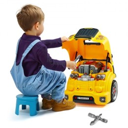 Engine Toy Kids Mechanic Car Repair Set with Removable Parts Yellow