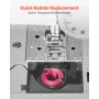 Sewing Machine, 18 Stitch Applications, with LED Light and Foot Pedal, Simple Dial Control, Interior Metal Frame, Lightweight an