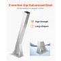 Boat Trailer Winch Stand, 76 x 76 x 863 mm Winch Posts, Boat Winch Mount with U-Bolts for 76 mm W x 76-101 mm H Trailer Tongue, 