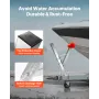 Boat Trailer Winch Stand, 76 x 76 x 863 mm Winch Posts, Boat Winch Mount with U-Bolts for 76 mm W x 76-101 mm H Trailer Tongue, 