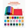 VEVOR Heat Transfer Vinyl, 30 Pack, 304.8 x 304.8mm, Assorted Colors HTV Iron on Vinyl Bundle, Easy to Cut and Weed, with Access