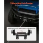 Winch Mount, Winch Capacity of 907-1633 kg, Trailer Hitch Winch Mount for Select Polaris Ranger Models (2010-2021), 3 Mounting H